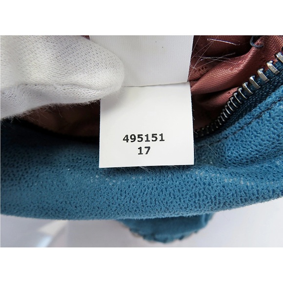 Stella McCartney Teal Chain-Embellished Shoulder Bag - Picture 8 of 16